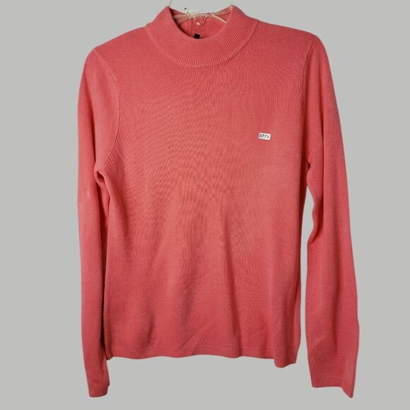 Papaya Mock Sweater Womens Coral pink Size 12 - Picture 1 of 7